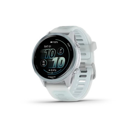 Garmin Forerunner 570, 42mm, Advanced GPS Running and Triathlon Smartwatch, AMOLED Display, Training and Recovery Features, Cloud Blue Aluminum with Translucent Whitestone/Cloud Blue Band | Walmart (US)