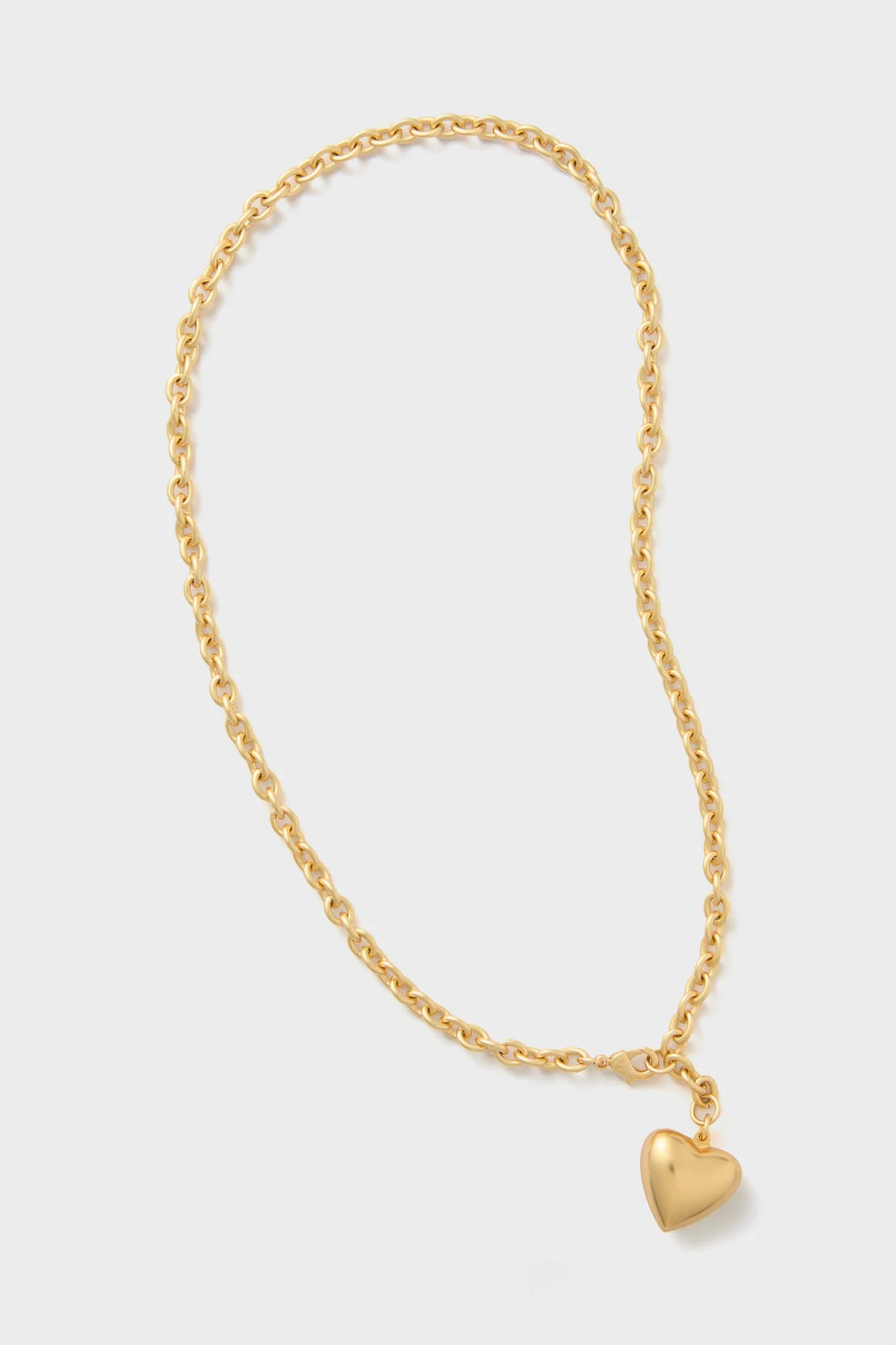 Gold Mini Puffy Heart Necklace | Tuckernuck (US)
