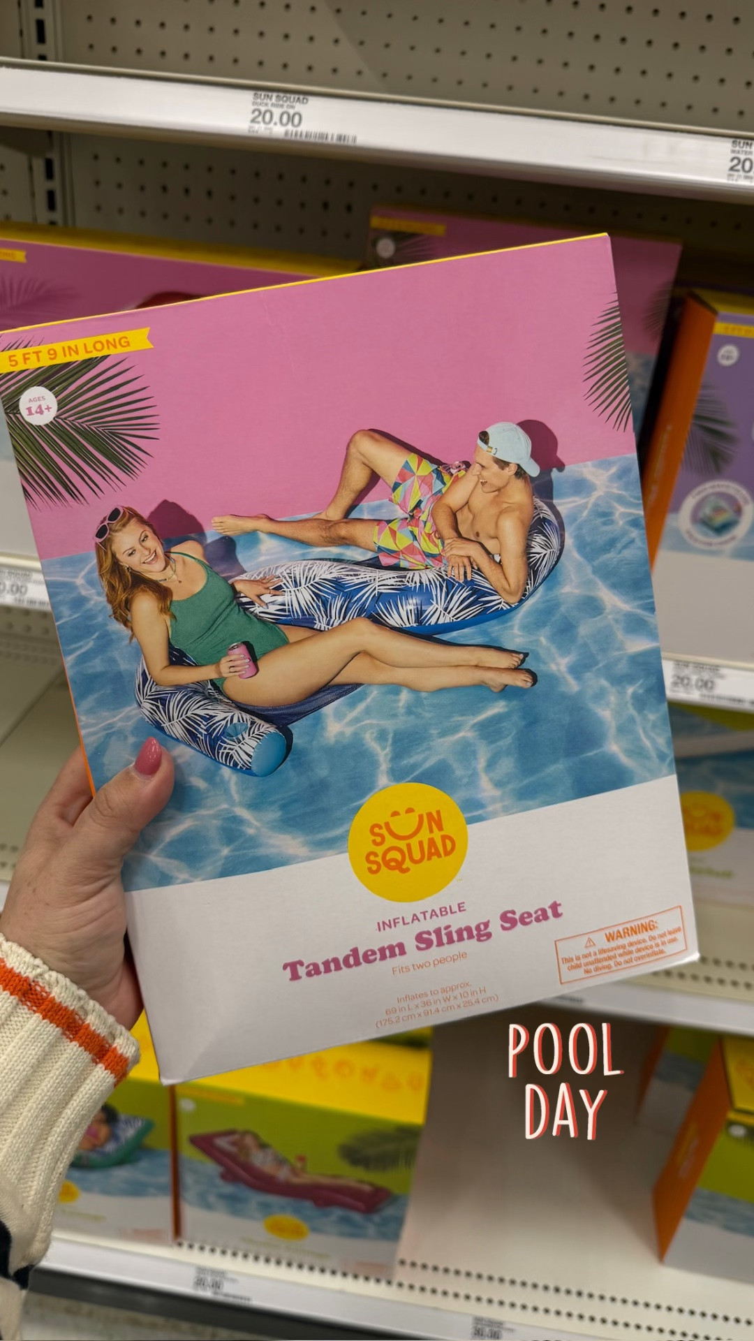 This tandem sling seat is only $16 this week at Target. Now is the time to grab your pool floats. 20% off through Saturday 5/23.

#pooltime #summer

#LTKmomlife #LTKSeasonal #LTKSaleAlert