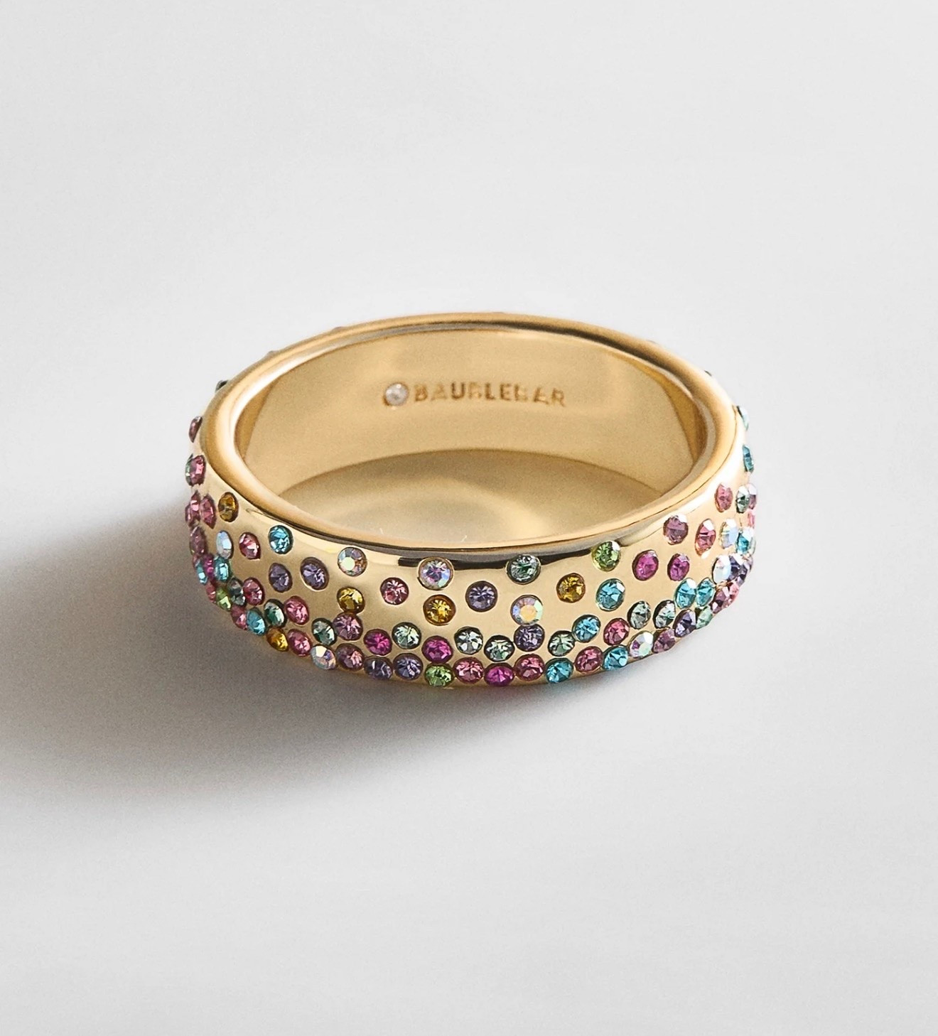Lola Ring
Baublebar 

Brighten up your ring stack with the Lola Ring. Crafted with a thick band and multicolored pavé stones, this ring adds subtle pops of color without over shining the rest of your jewelry. Perfect for wearing day or night, you’ll be reaching for this ring constantly.

#LTKootd #LTKTravel #LTKWorkwear