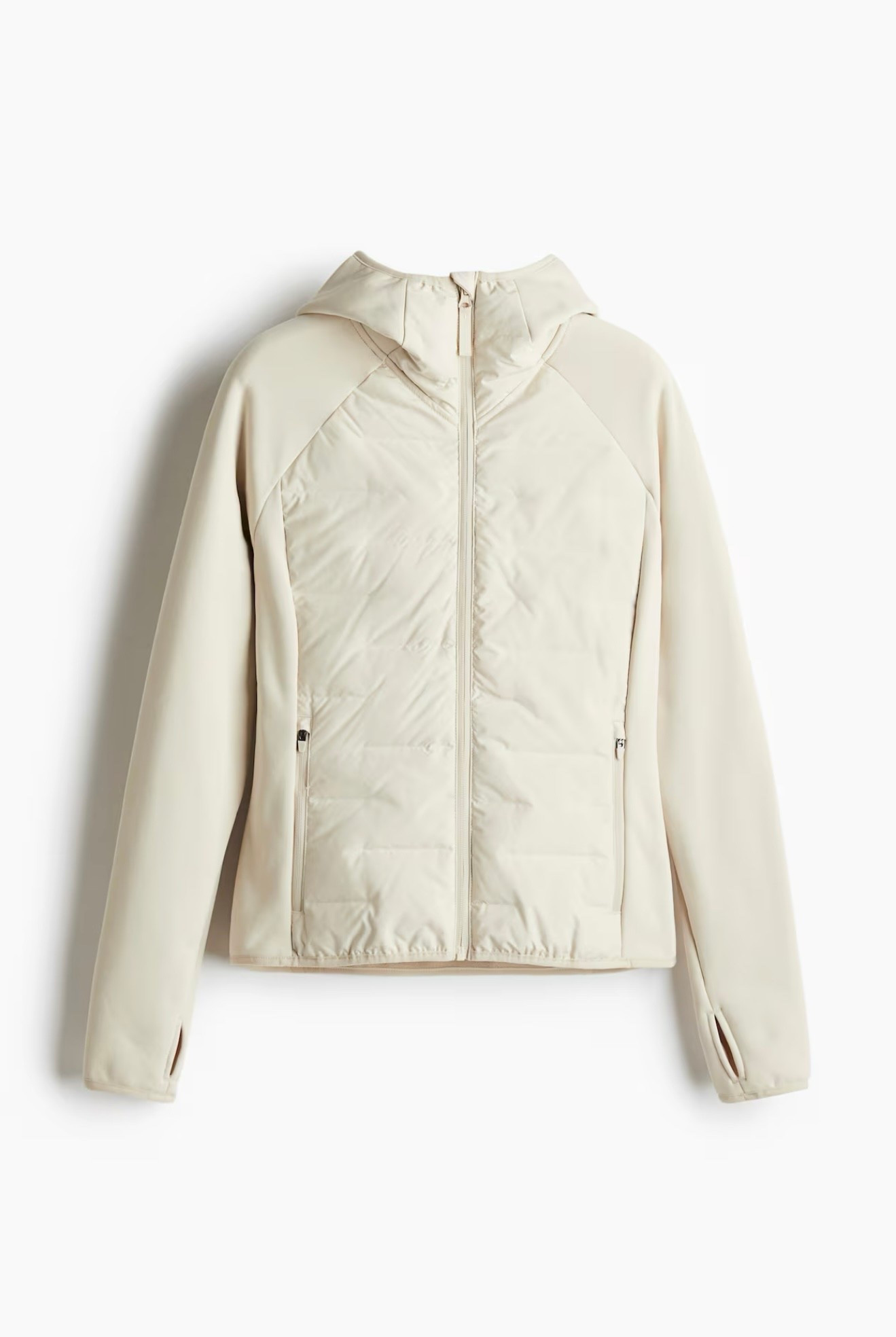 Regular-fit hybrid jacket in stretchy fabric with padded panels in functional fabric made with ThermoMove™ for warmth when the temperature drops. Down and feather fill. Lined hood, zipper at front with anti-chafe chin guard, side pockets with zipper for safer storage of valuables, and open inner pockets. Extra-long raglan sleeves with thumbhole at cuffs. Elasticized trim at hood, cuffs, and hem. Lined.



#LTKfitness #LTKsummer #LTKcanada