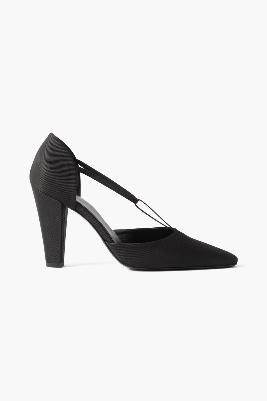 The T-strap point-toe faille pumps | The Outnet (UK and Europe)