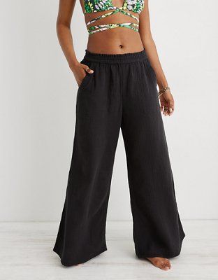 Aerie Pool-To-Party Wide Leg Pant | American Eagle Outfitters (US & CA)