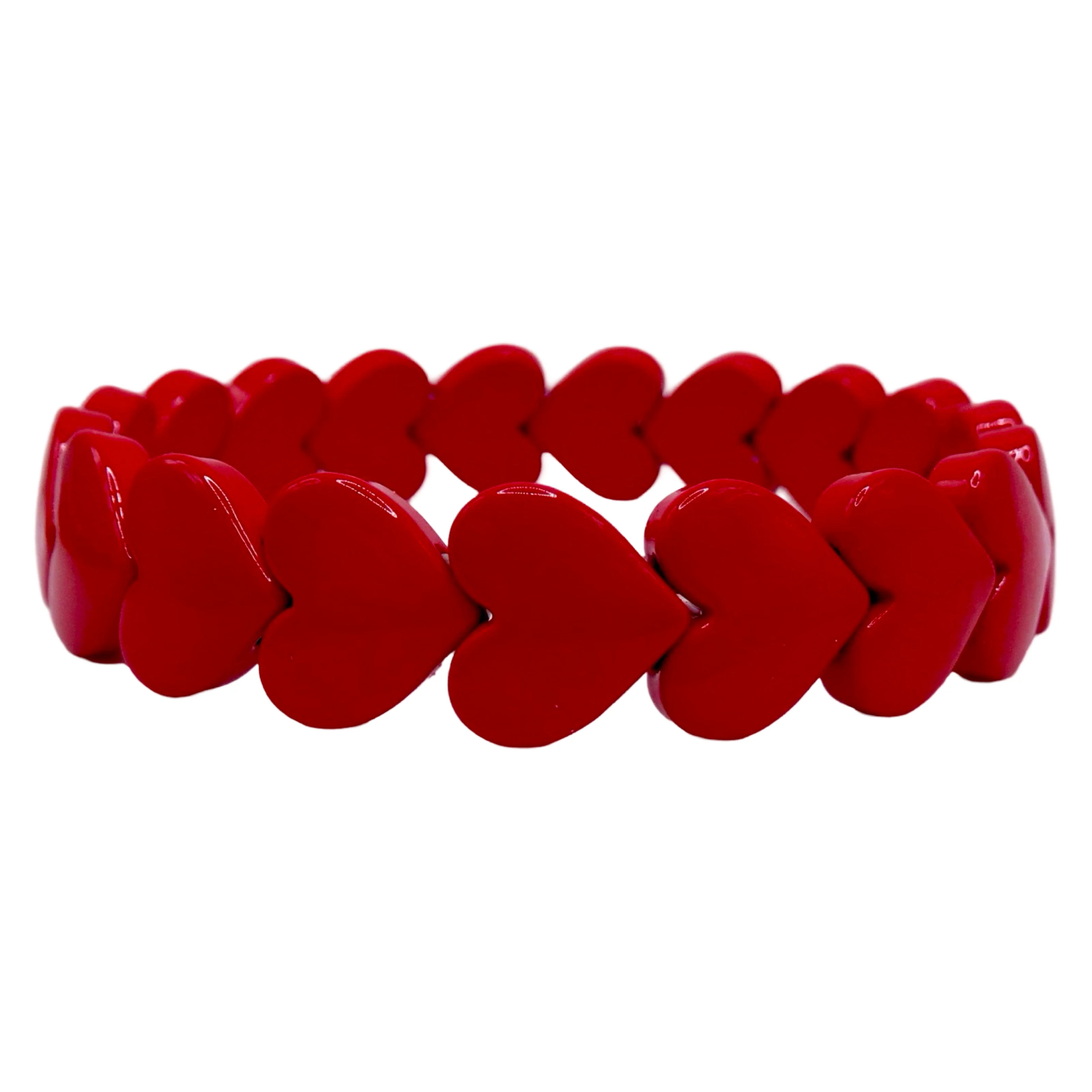 The Red Hearts Bracelet | La Lumiere NY