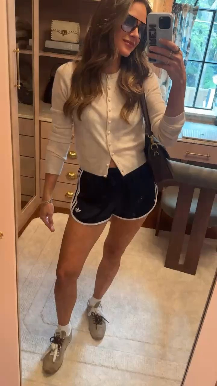 OOTD - really into track shorts for summer & got these new ones ✨

Bag is @Vivrelle use code LAURENROSCOPF

#LTKootd #LTKdayinmylife