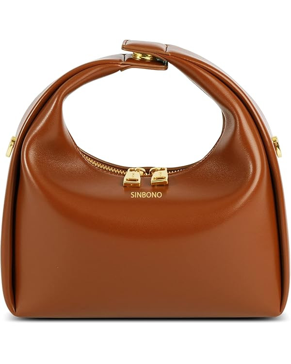 SINBONO Women Top Handle Handbag, Medium Vienna Vegan Leather Designer | Amazon (US)