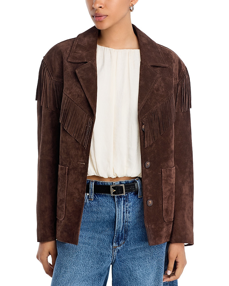 Blanknyc Faux Suede Fringe Jacket | Bloomingdale's (US)