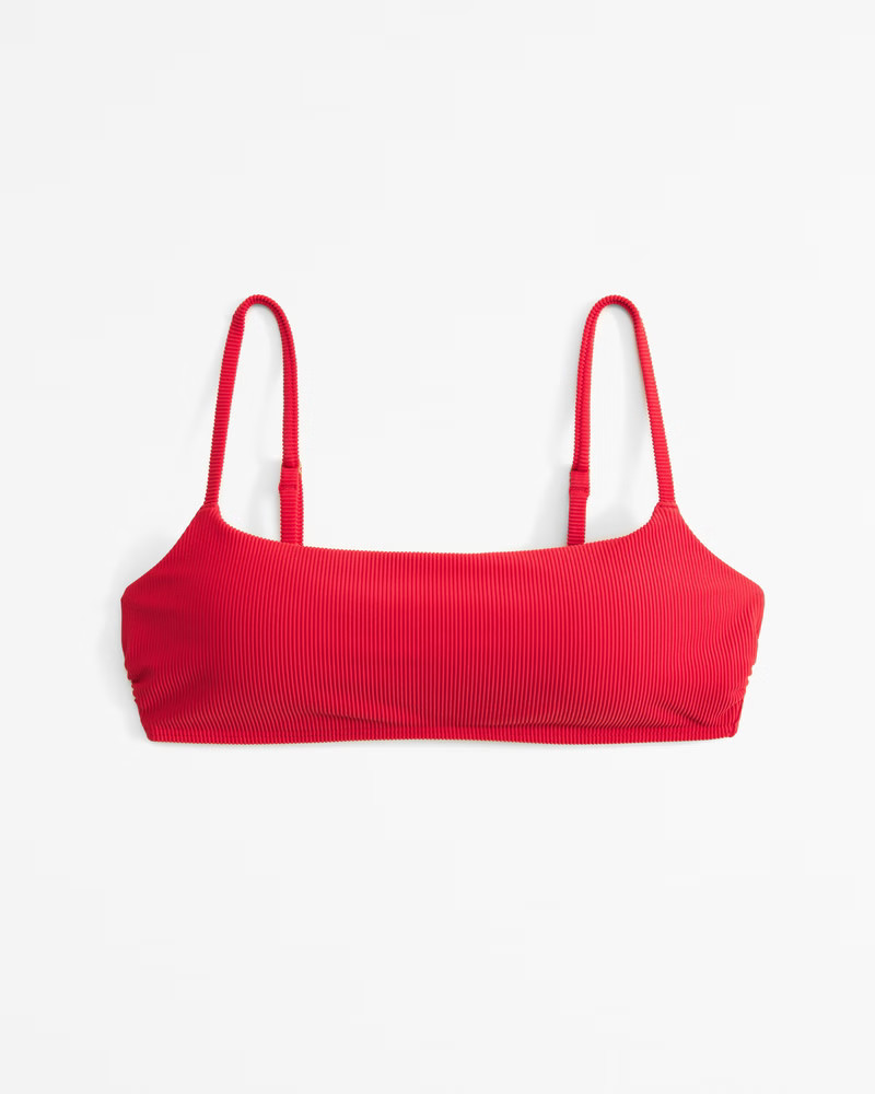 Women's 90s Scoopneck Bralette Swim Top | Women's Swimwear | Abercrombie.com | Abercrombie & Fitch (US)
