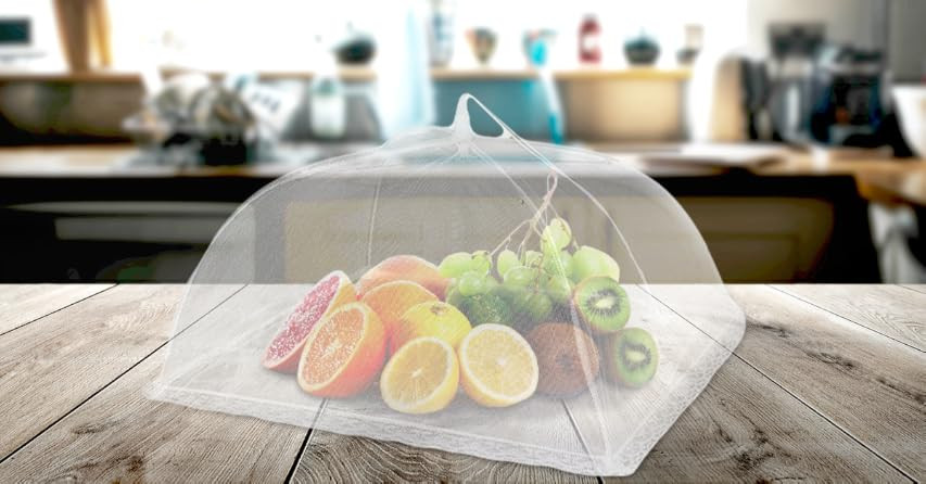 Simply Genius (6 pack) Large and Tall 17x17 Pop-Up Mesh Food Covers Tent Umbrella for Outdoors, S... | Amazon (US)