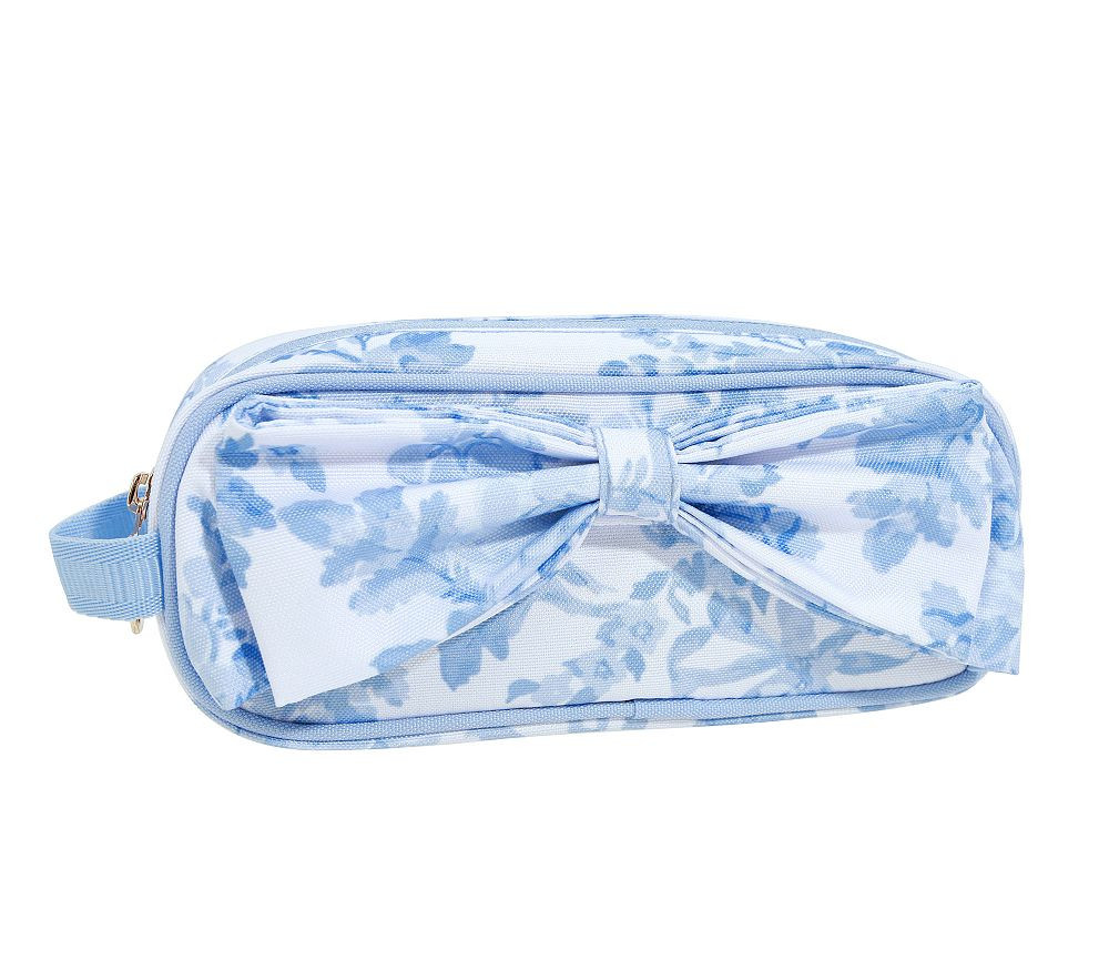 Mackenzie LoveShackFancy Blue Damask Floral Pencil Case | Pottery Barn Kids