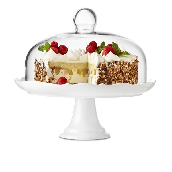 Geist Pedestal Porcelain Cake Stand | Wayfair North America