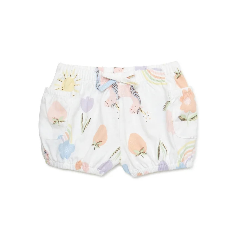 Garanimals Baby Girls Print Bubble Shorts, Sizes 0-24M | Walmart (US)