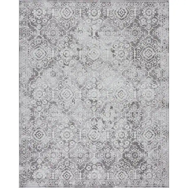 Linx Glam Border Indoor Area Rug - Overstock - 31943790 | Bed Bath & Beyond