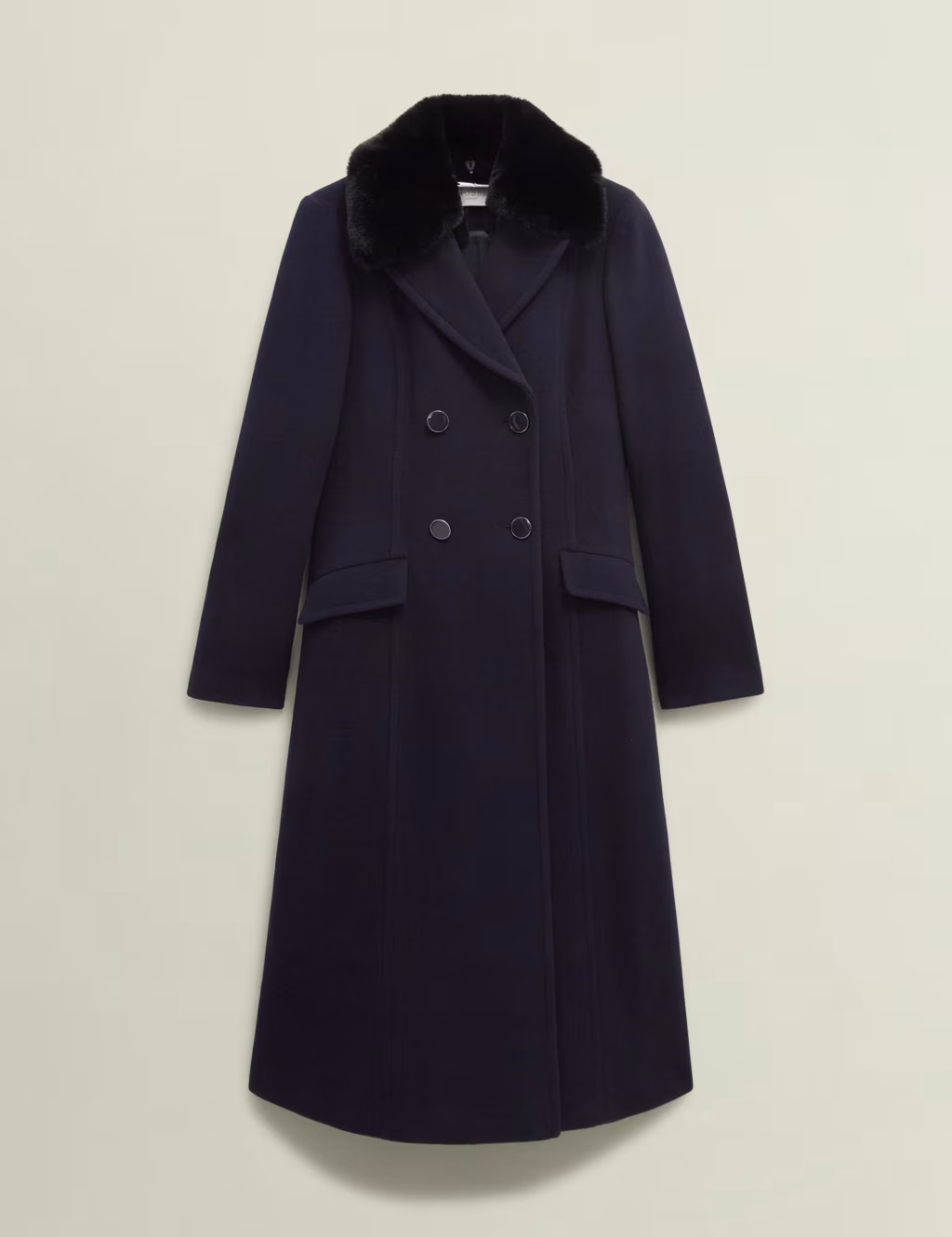 Wool Rich Double Breasted Tailored Coat | Marks & Spencer (UK)