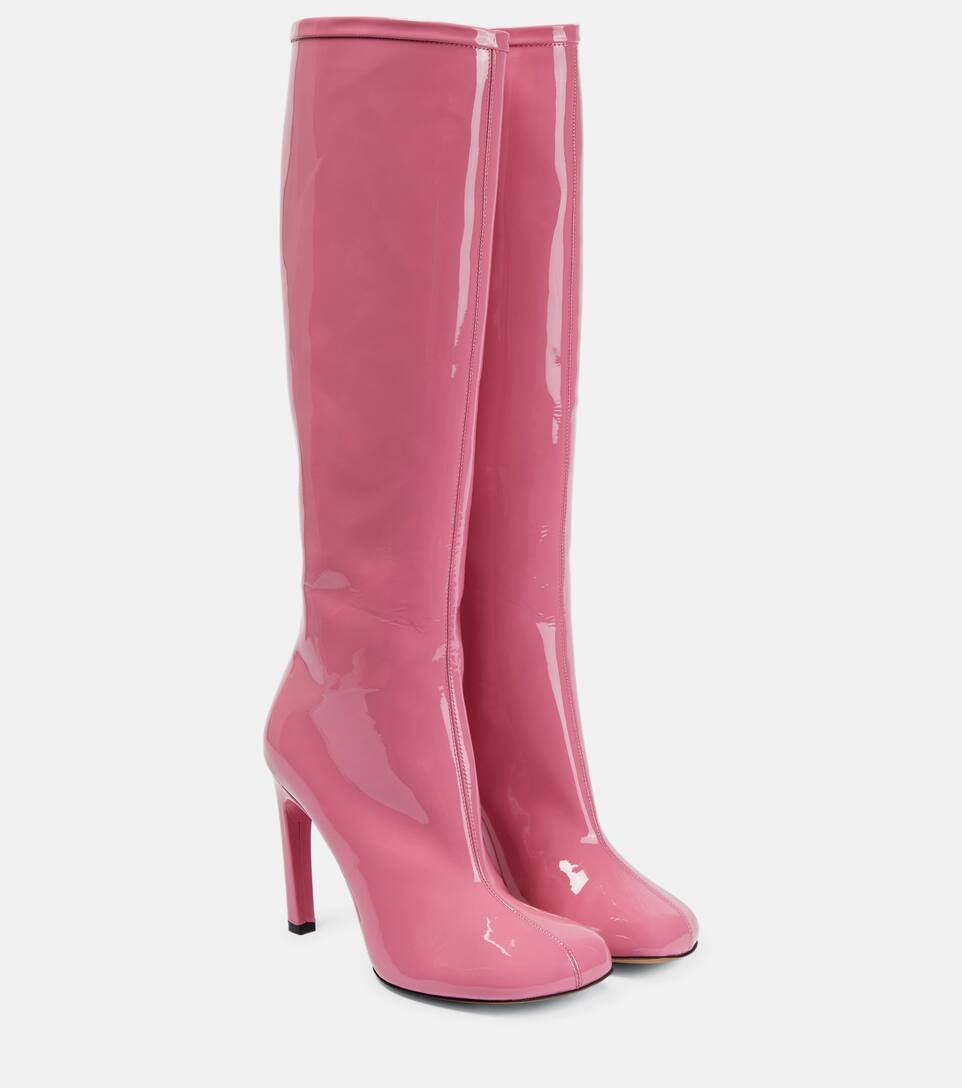 Patent leather knee-high boots | Mytheresa (US/CA)