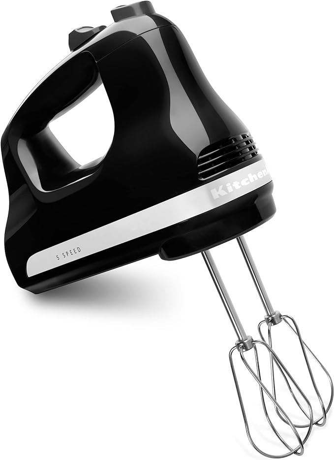 KitchenAid 5 Ultra Power Speed Hand Mixer KHM512, Onyx Black | Amazon (US)