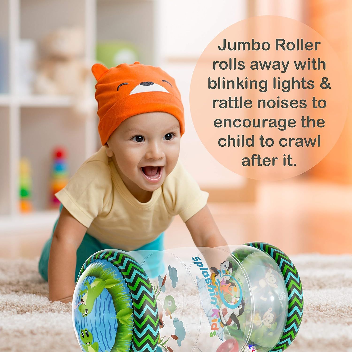 Splashin'kids Infant Toys Beginner Crawl Along Game Ball Drop Maze Tummy Time Activity Center Early  | Amazon (US)