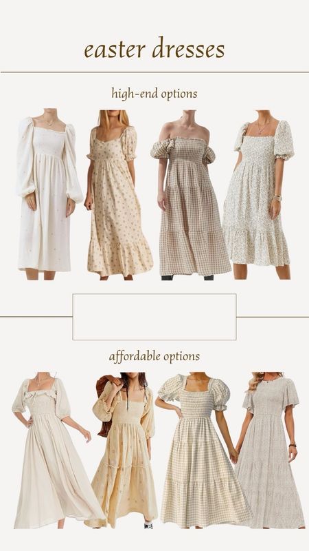 Easter Dresses - Modest dresses - Amazon dresses - smocked dresses - puff-sleeve dress 

#LTKbump #LTKSeasonal