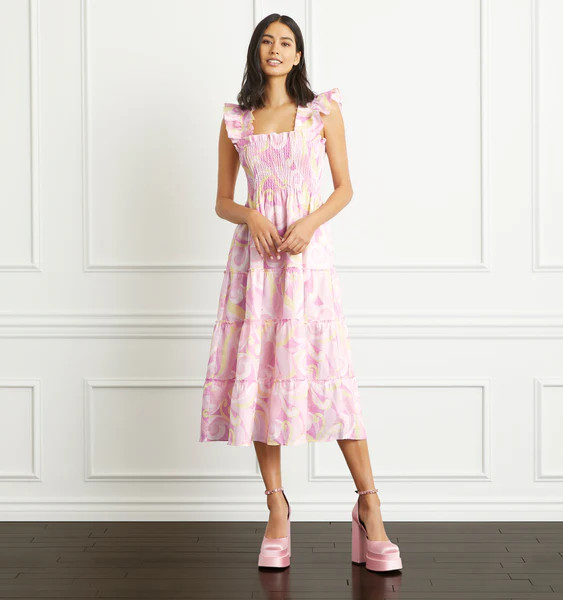 The Ellie Nap Dress - Candy Kaleidoscope Linen | Hill House Home