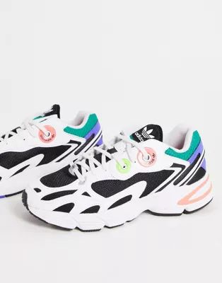 adidas Originals Astir sneakers in white with color pops | ASOS (Global)