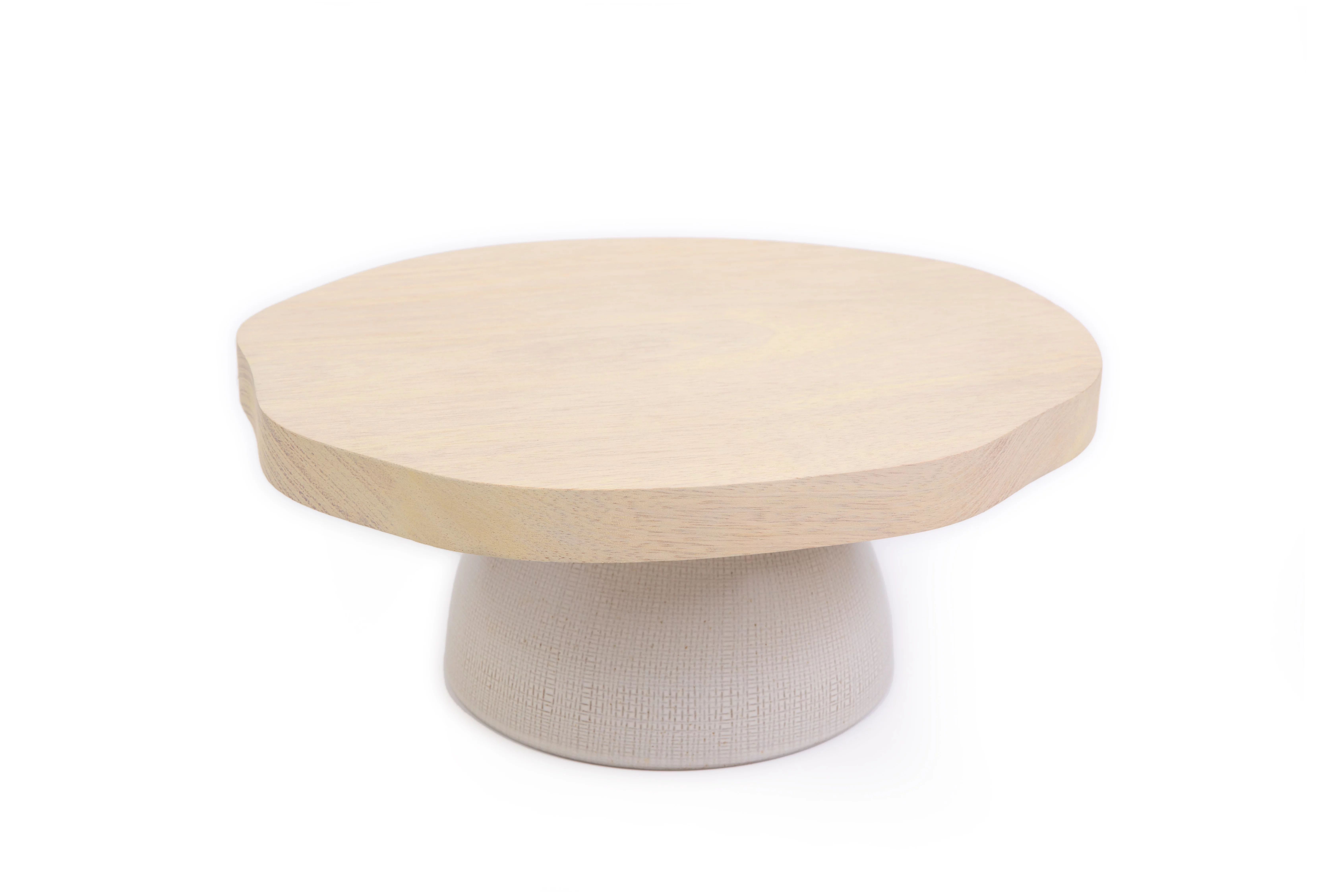 Better Homes & Gardens White Wash Mango Wood Cake Stand by Dave & Jenny Marrs | Walmart (US)