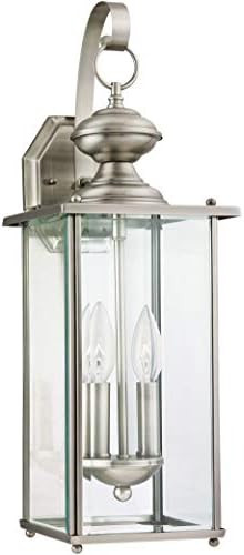 Sea Gull Lighting 8468-965 Jamestowne Transitional Two - Light Outdoor Wall Lantern Outside Fixtu... | Amazon (US)