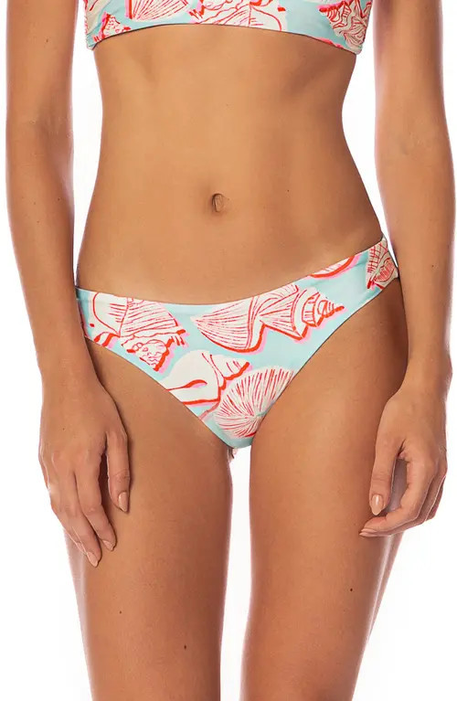 Maaji Australian Reef Sublimity Reversible Bikini Bottoms in Lt/Pastel Blue at Nordstrom, Size Medium | Nordstrom