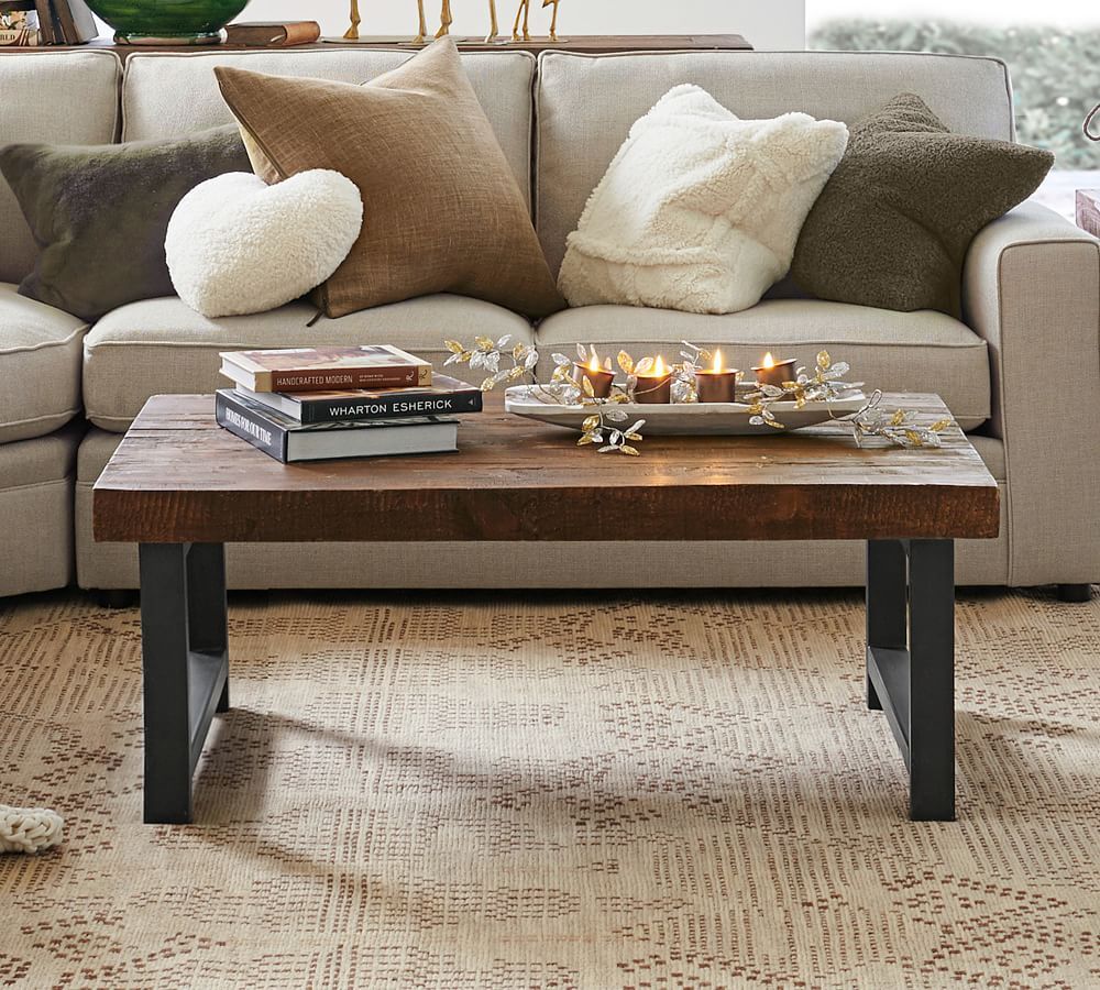 Griffin Reclaimed Wood Coffee Table | Pottery Barn (US)
