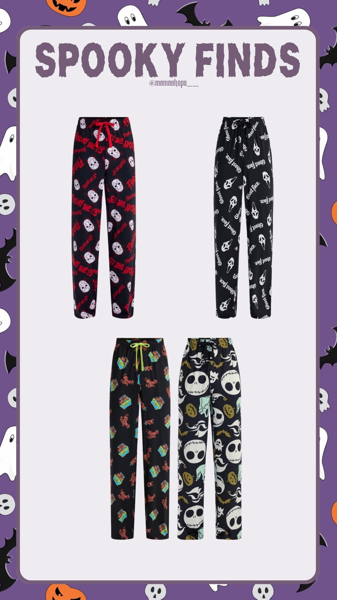Get into the spooky season with these graphic Halloween mens sleeping pants, go check them out @Walmart 🕷️🕸️

Linking them here (On Sale Now !)🔗🚨