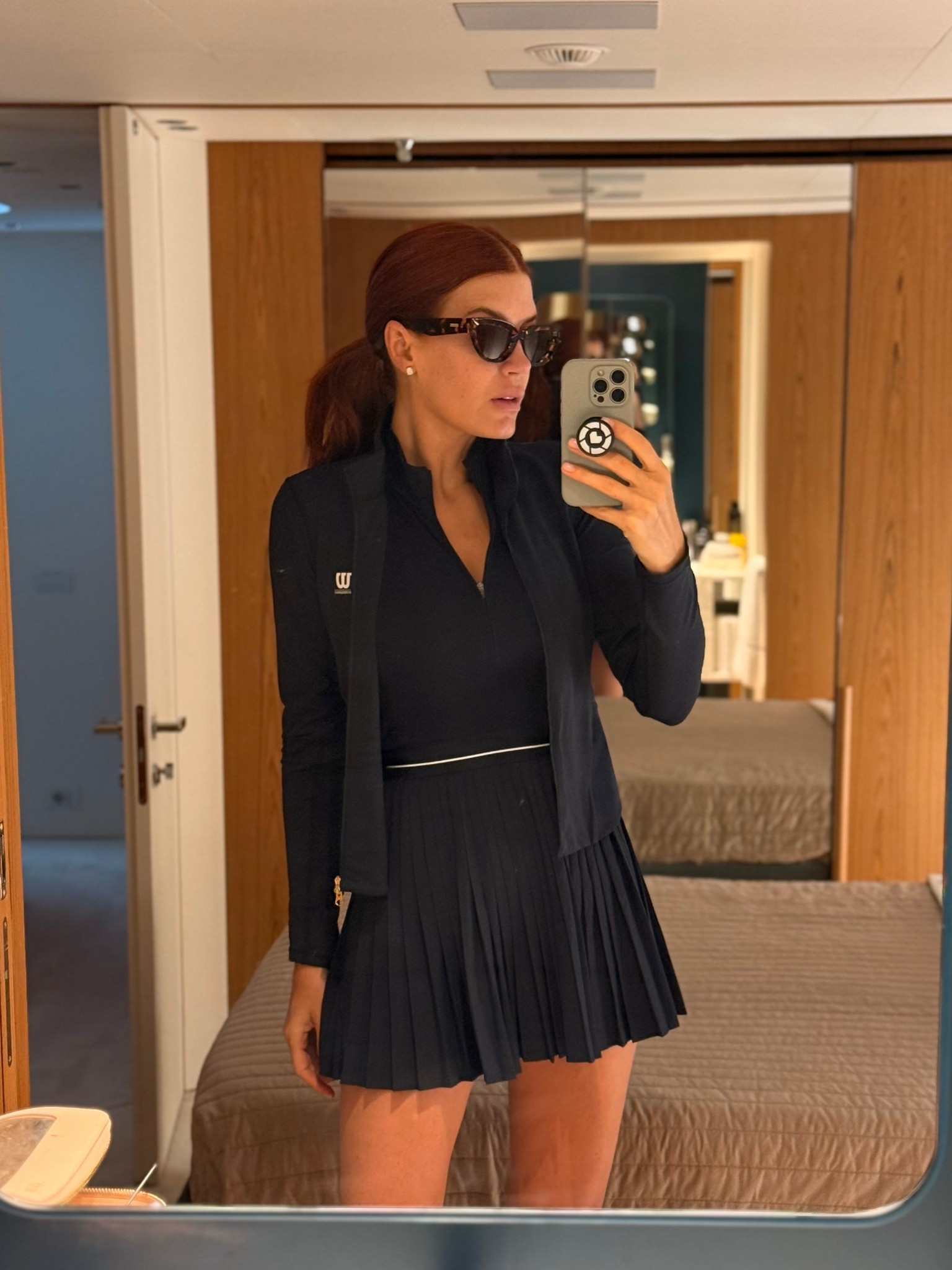 Keeping my workouts going on this trip - 1 mile at 10 incline and then 20 minutes of weights. 
I started working out in January and have continued to ramp up. I also cut most all dairy and have been focusing on vegetables and protein. 

#LTKActive #LTKTravel #LTKWorkwear