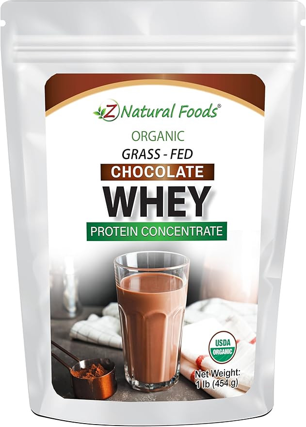 Organic Chocolate Whey Protein Powder Concentrate - Grass Fed & Raised in USA - Non GMO, Gluten F... | Amazon (US)