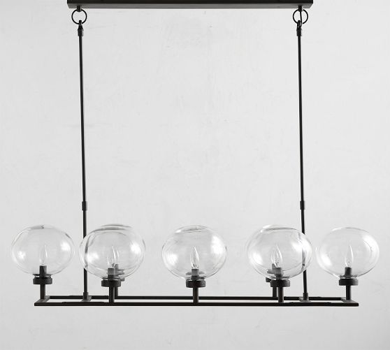 Maisie Glass Globe Chandelier | Pottery Barn (US)