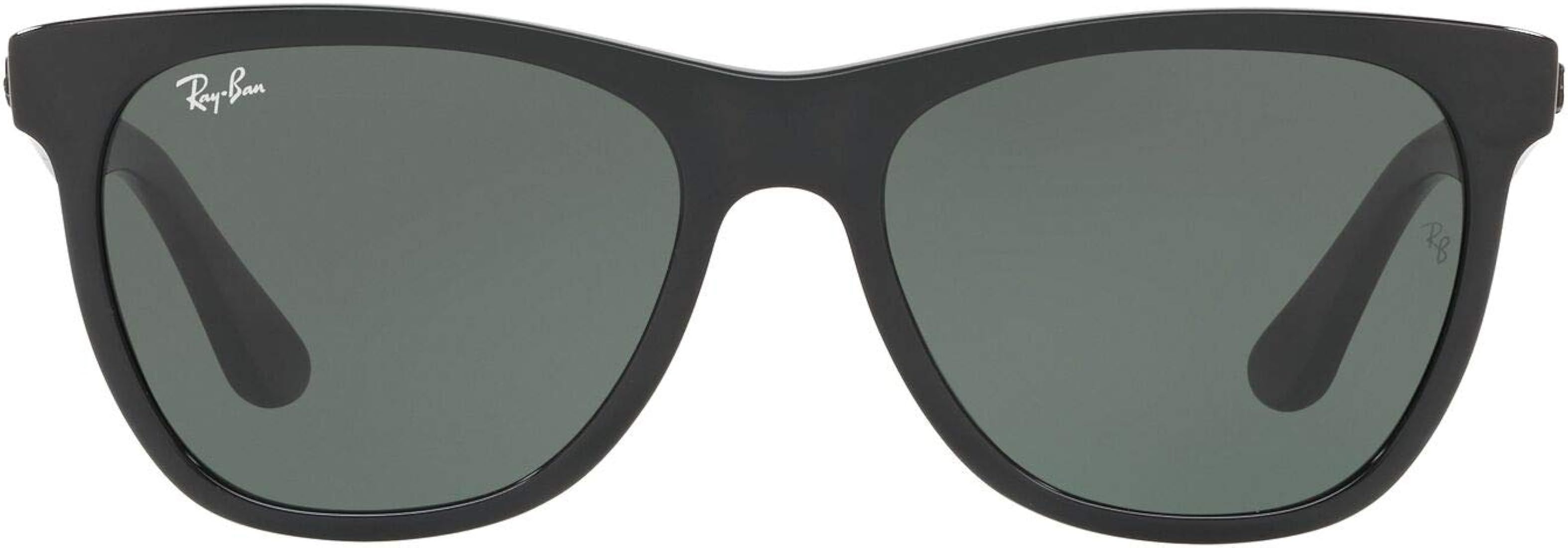 Ray-Ban RB4184 Square Sunglasses, Black/Green, 54 mm | Amazon (US)