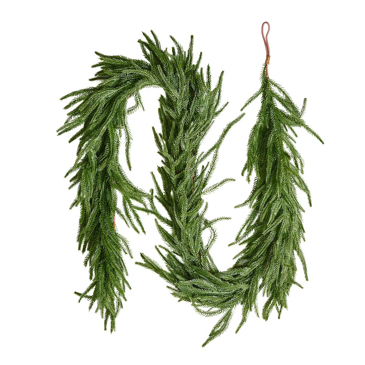 VEVOR Christmas Garland, 6-FT Realistic Norfolk Pine Garland, Evergreen Real Touch Artificial Fau... | Target