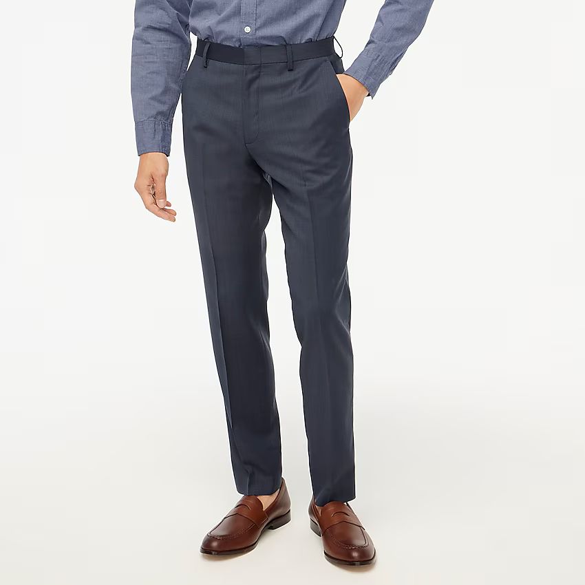 Slim Thompson suit pant in worsted wool | J.Crew Factory