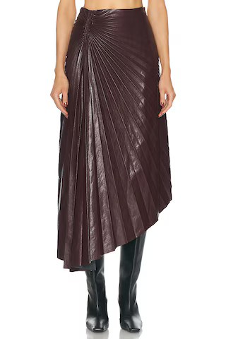 A.L.C. Tracy Skirt in Brown | FWRD 