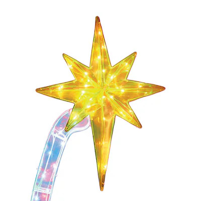 Holiday Living 2.5ft LED Iridesent Noel Sign | Lowe's