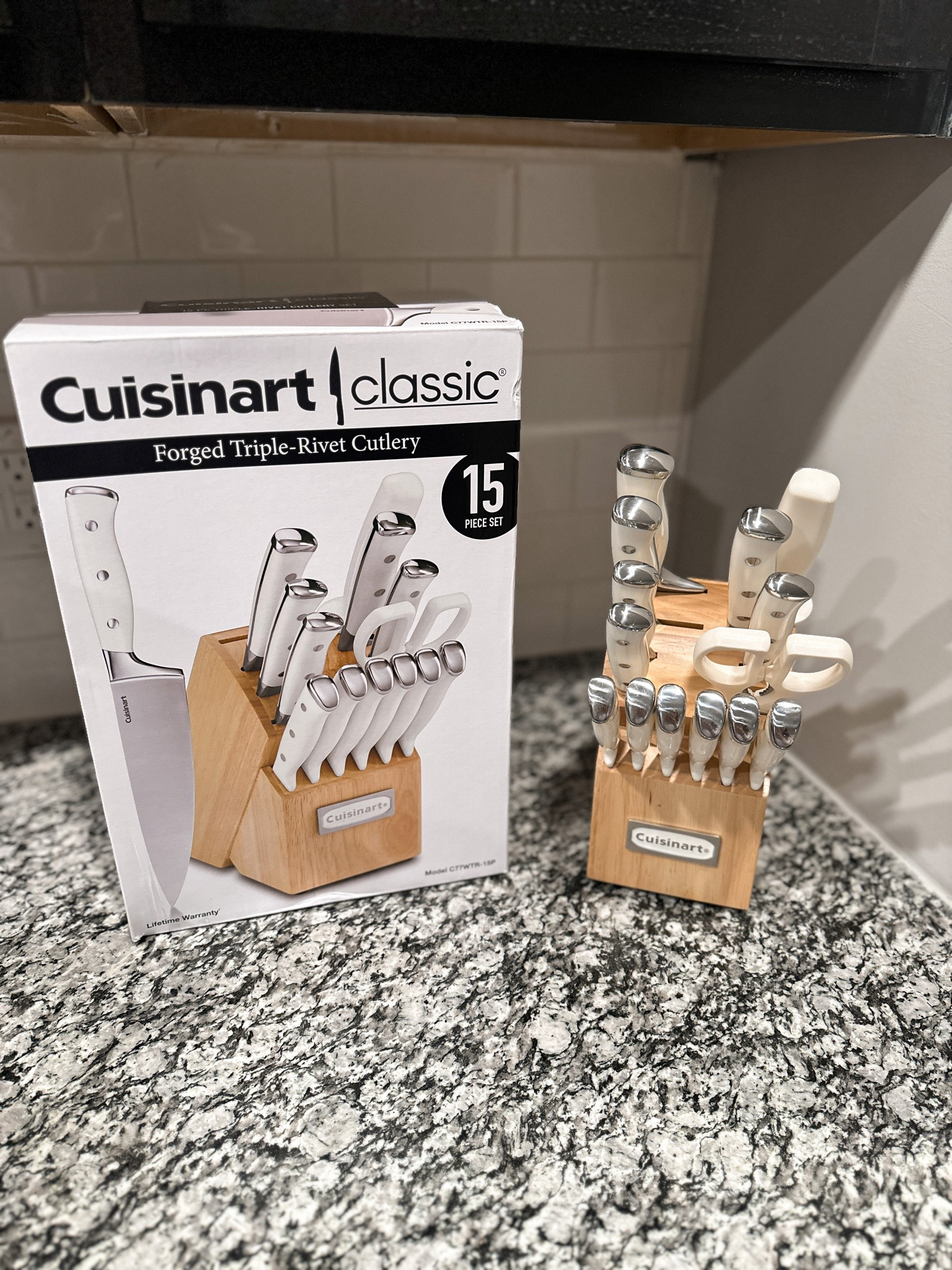 currently on sale!! great quality knives🤍 #amazon #kitchen 

#LTKsalealert #LTKFind #LTKhome