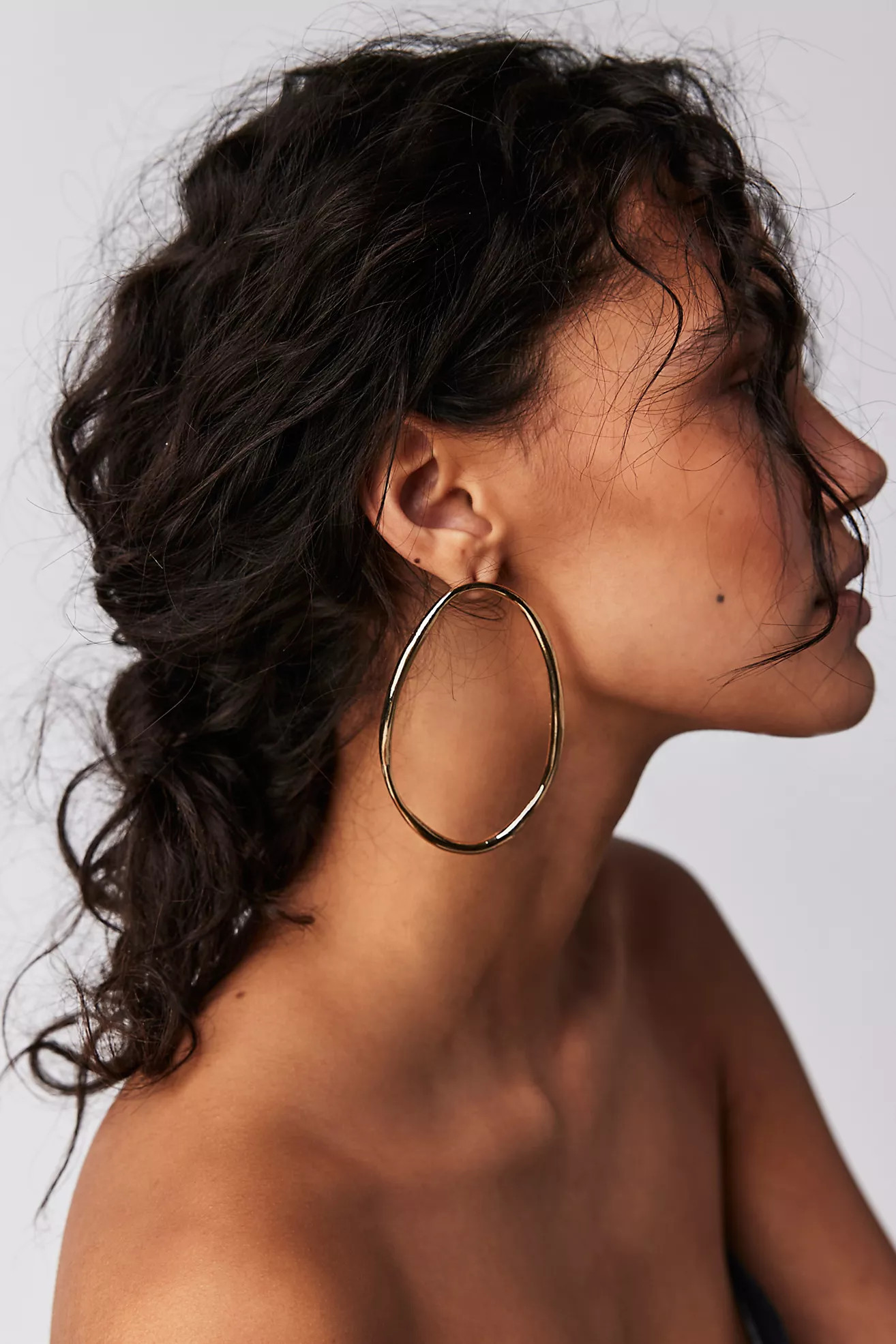 Oval Oversized Hoops | Free People (Global - UK&FR Excluded)