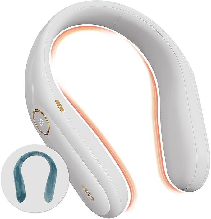 ICEBIRDS Neck Warmer Rechargeable，2021 Hanging Heating Pad for Neck，8000mAh Portable Charger ... | Amazon (US)