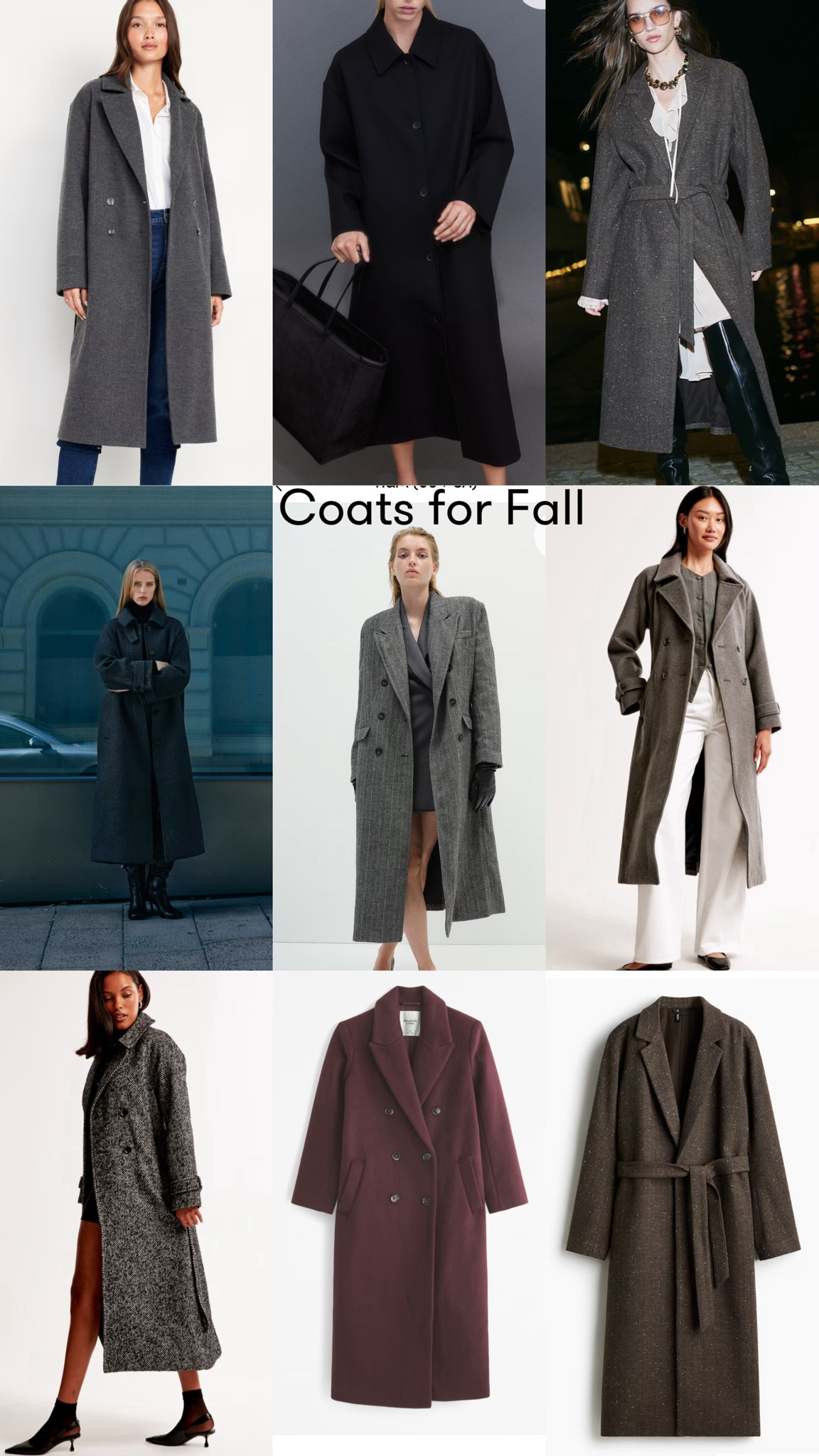 Coats for fall and winter 2024! Find all the links for the affordable coats from Old Navy, H&M and Abercrombie here!

Fall coat, long coat, winter coat, wool coat, tailored coat, grey coat, brown coat, brushed coat, toe-belt coat, trench coat, double breasted coat, black coat, warm coat, fashionable coat


#LTKautumn #LTKstyletip #LTKcanada