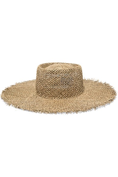 Sunnydip frayed straw boater | NET-A-PORTER (US)