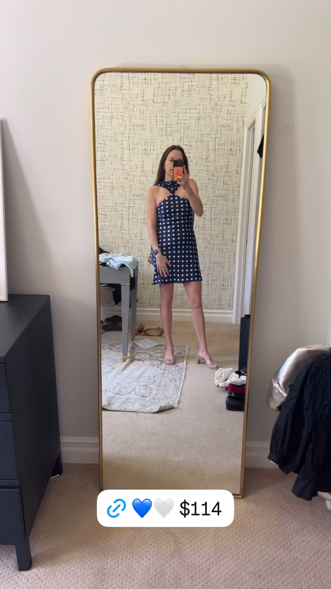 Wedding guest dress, spring wedding, summer wedding, destination wedding, bridal luncheon, navy polkadot, classic style, quite luxury ￼

#LTKspring #LTKspringtrends #LTKWedding