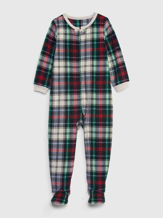 babyGap 100% Recycled Print PJ One-Piece | Gap (US)