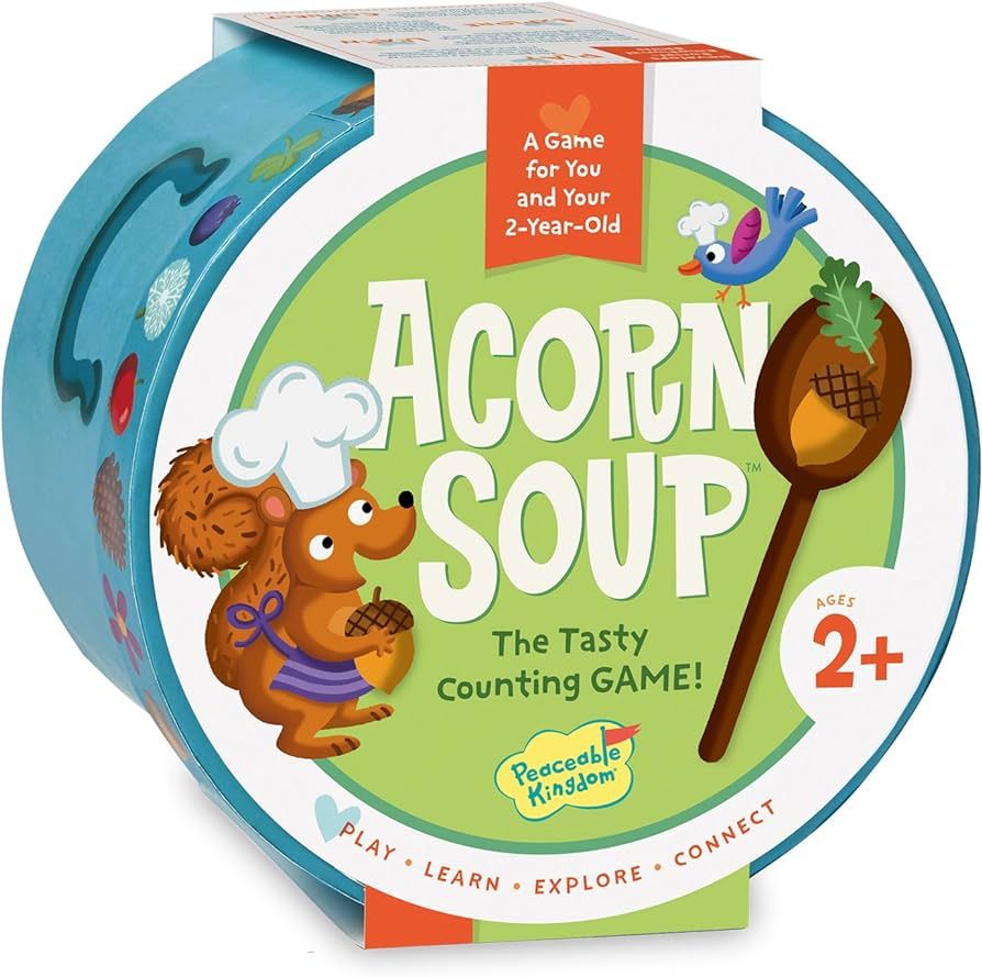 Peaceable Kingdom Acorn Soup – Game for You and Your 2 + Year Old – Fun Toddler Games Ages 2... | Amazon (US)
