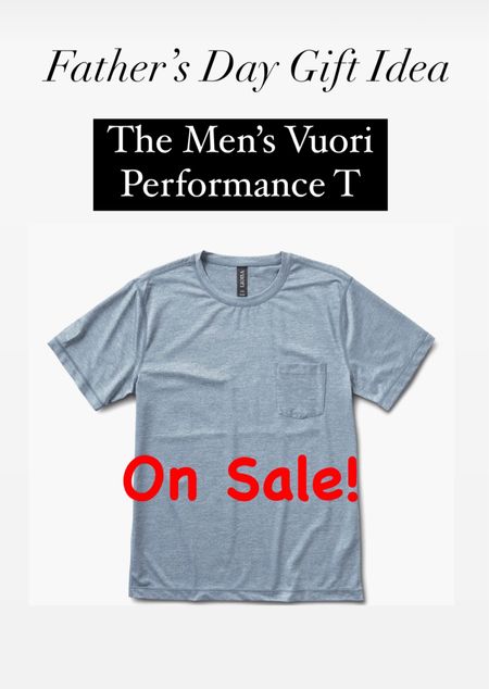 Father’s Day gift idea and it’s on sale now! The Vuoru Performance T shirt. The perfect T shirt for everyday or workout days. 
kimbentley, fitness, workout, mens gift, men’s fitness,

#LTKGiftGuide #LTKSaleAlert #LTKFitness