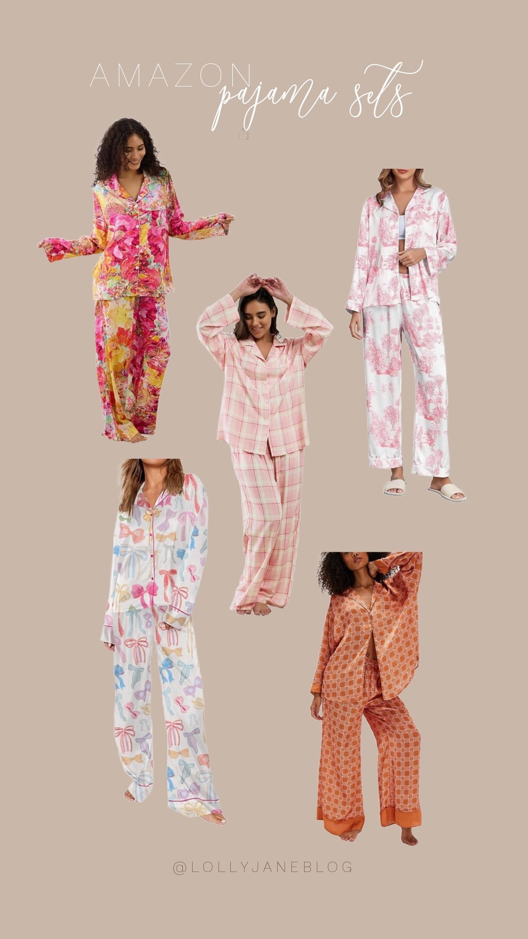 Amazon has the cutest pajama sets right now and I’m obsessed 💕✨ Think soft shades of pink, trendy floral and bow prints, and even the sweetest gingham patterns—all in comfy long sleeve + pants sets. They’re cozy enough for lounging but so cute you’ll want to show them off. Trendy, girly, and perfect for a cozy night in. 🌸🎀
#AmazonFashion #AmazonPajamas #CozyAndCute #LTKStyle #PJGoals #MatchingSetVibes #AmazonFinds

#LTKSeasonal #LTKStyleTip #LTKHome