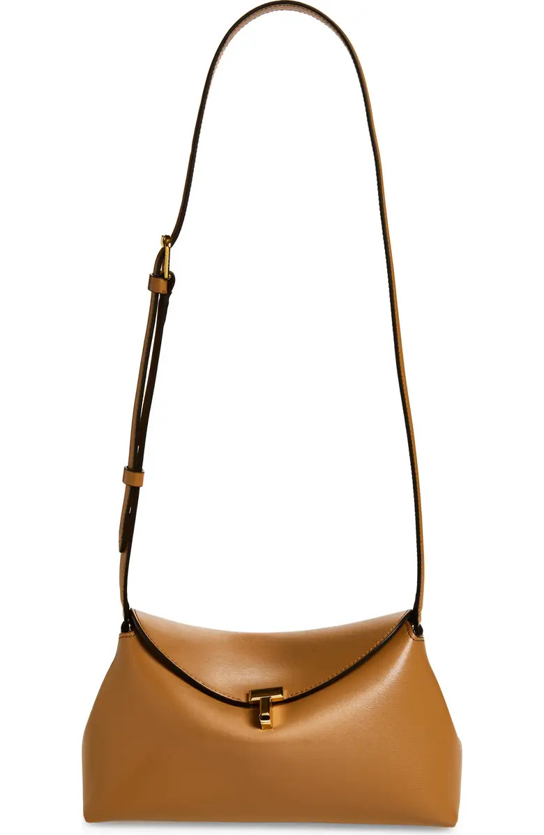 Palmellata T-Lock Leather Clutch Crossbody | Nordstrom