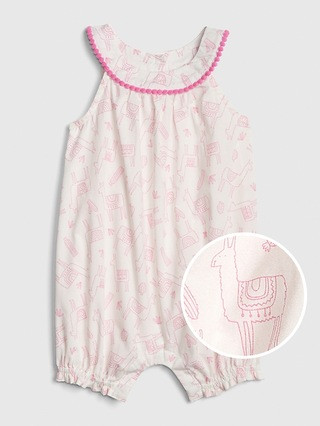 Baby Print Halter Shorty One-Piece | Gap US