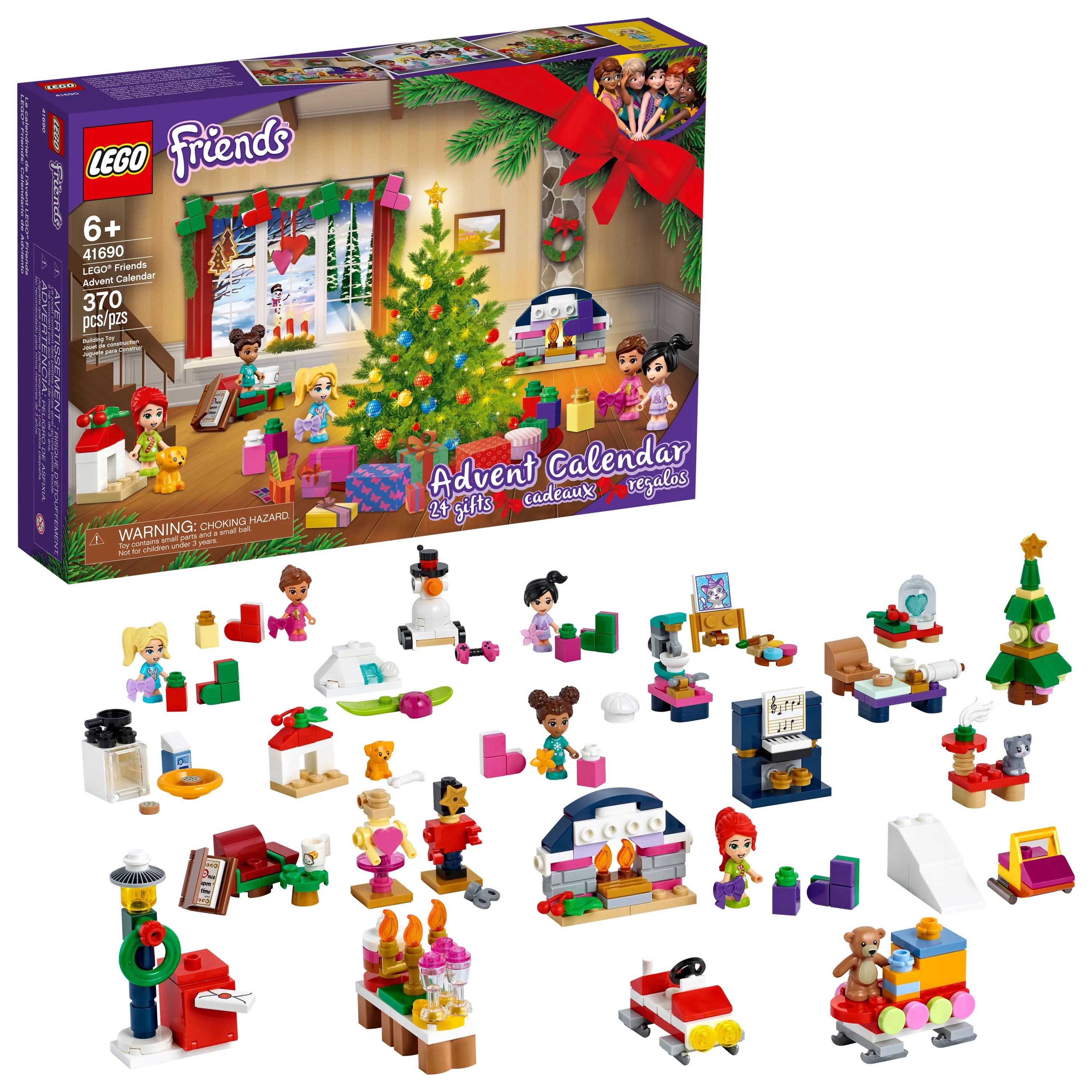 LEGO Friends Advent Calendar 41690 Building Toy; Christmas Countdown for Creative Kids (370 Piece... | Walmart (US)